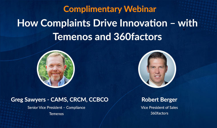 How Complaints Drive Innovation – with Temenos and 360factors