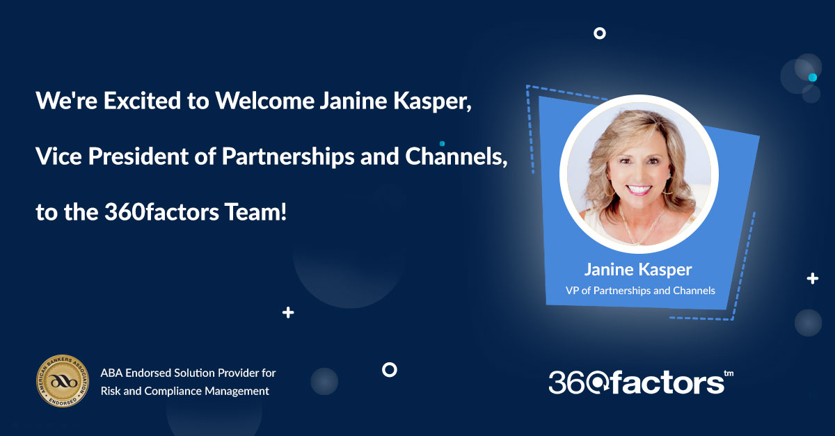Janine Kasper Joins Risk and Compliance Management Solutions Leader as Vice President of Partnerships and Channels