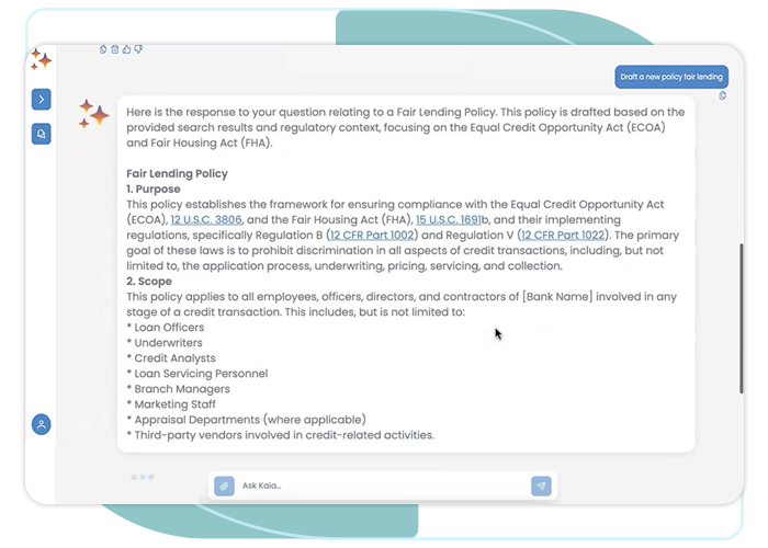 Kaia – Your AI Compliance Expert