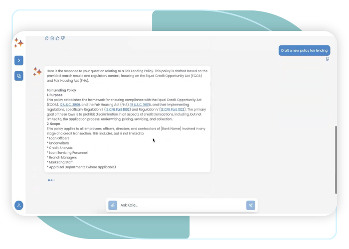 Kaia – Your AI Compliance Expert