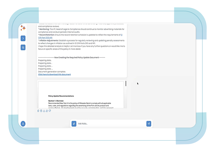 Kaia – Your AI Compliance Expert