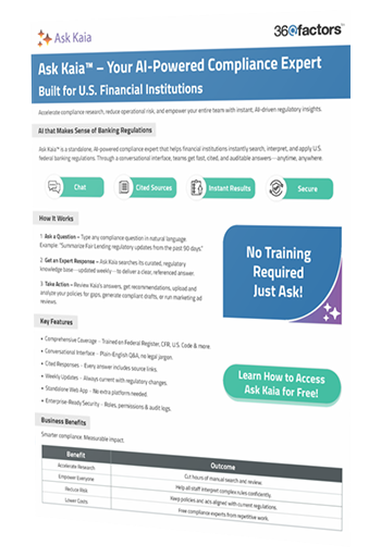 Ask Kaia – Your AI Compliance Expert