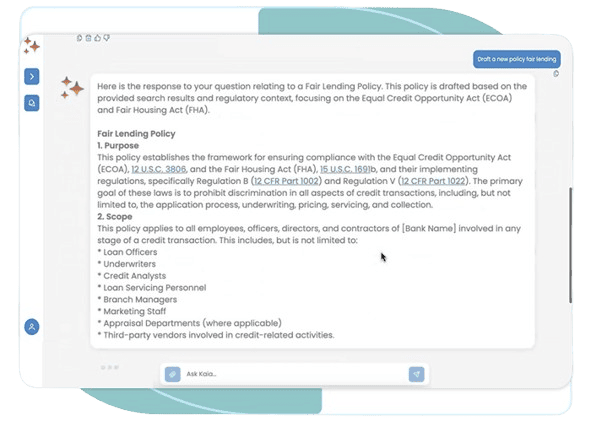 Ask Kaia - Your Secure AI Compliance Expert