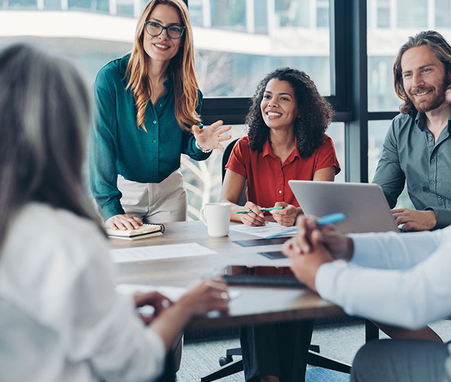 Teams discuss the best frameworks for risk management in their organization.