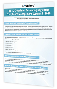 Regulatory CMS Evaluation Checklist